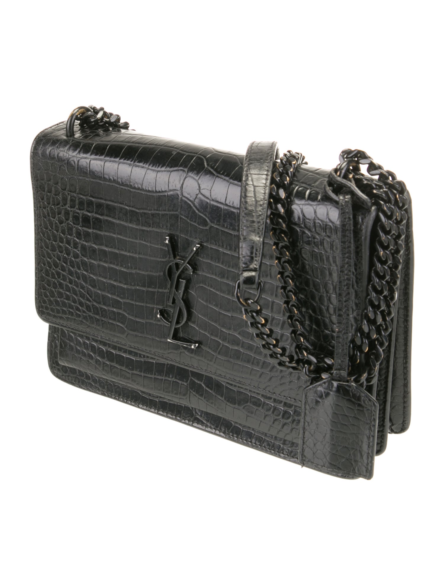 Saint Laurent Embossed Leather Sunset Medium